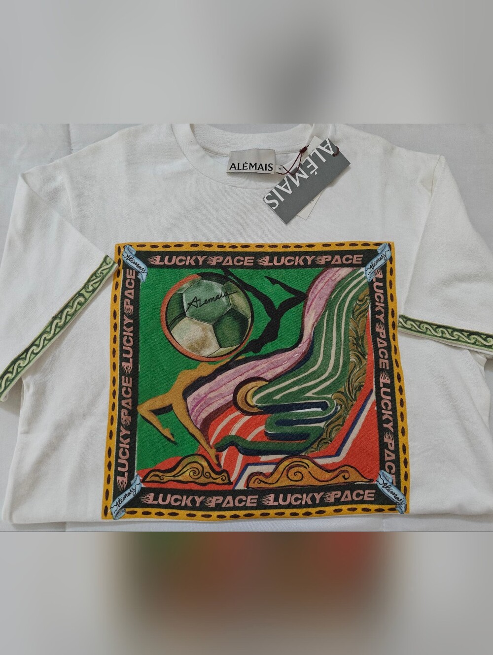 Alemais Lucky Pace Graphic Tee NWT